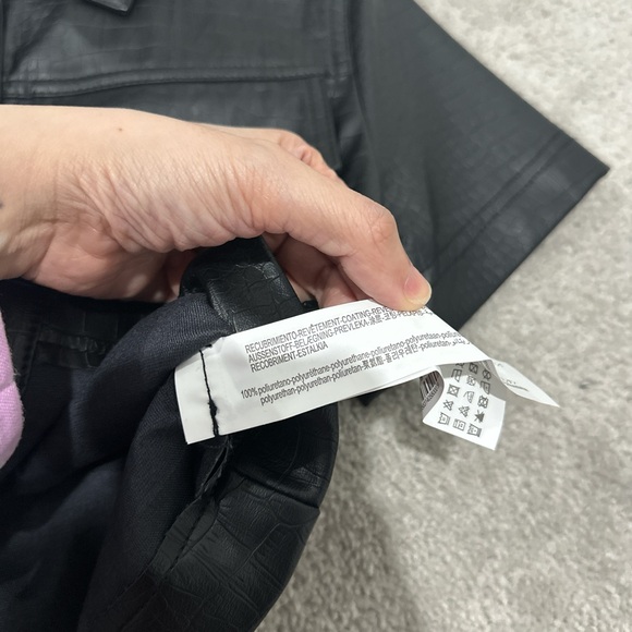 BERSHKA CROP SHIRT - Picture 6 of 8